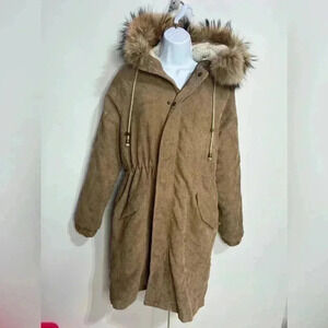 Mo Vint New York Corduroy Sherpa Lined Jacket Size Small